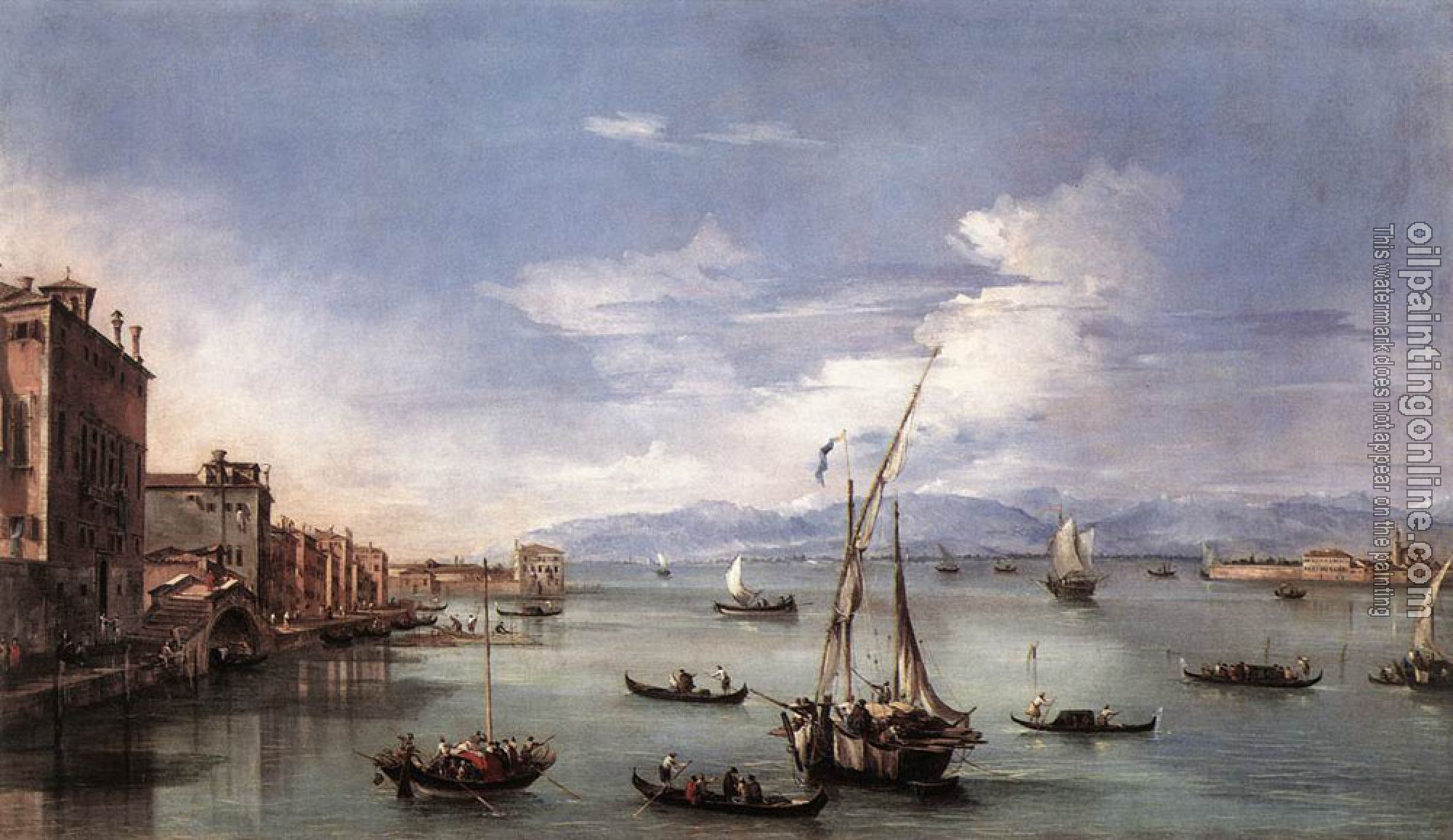 Francesco Guardi - The Lagoon from the Fondamenta Nuove